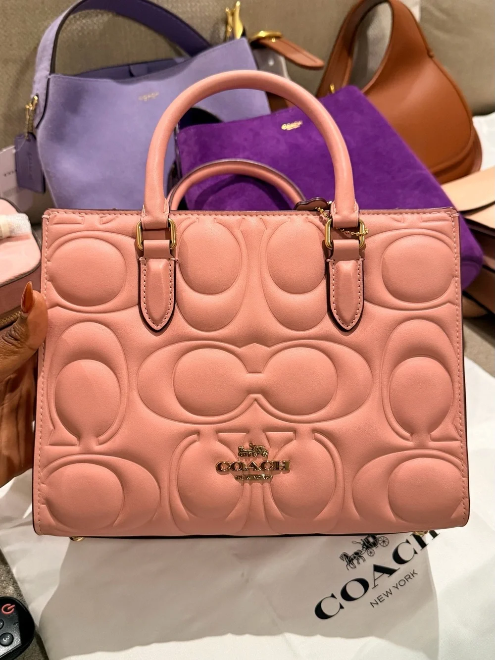 Coach Peony Small Maggie Tote